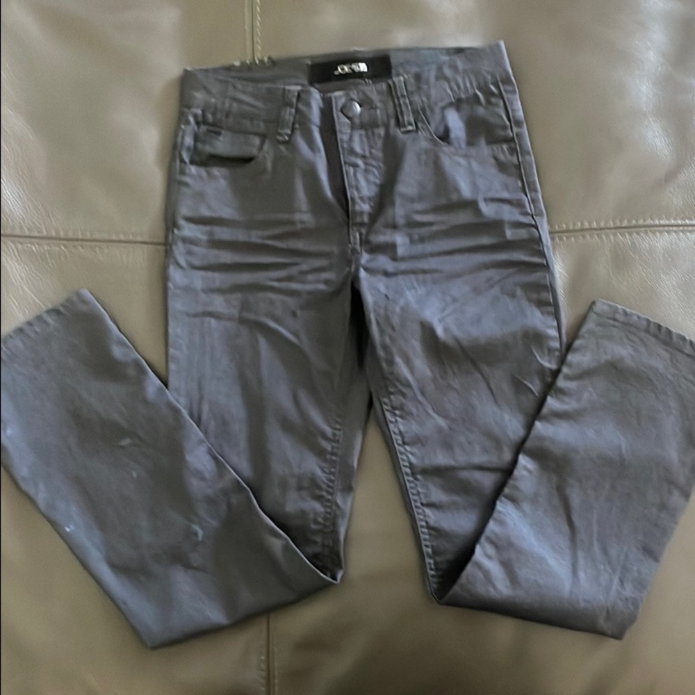 Joe's Jeans Gray Straight-Leg Jeans